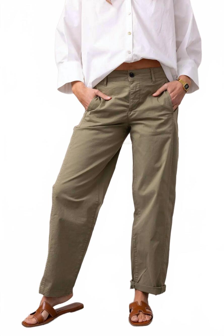 NEW SANCTUARY boyfriend cruiser pants in covert green